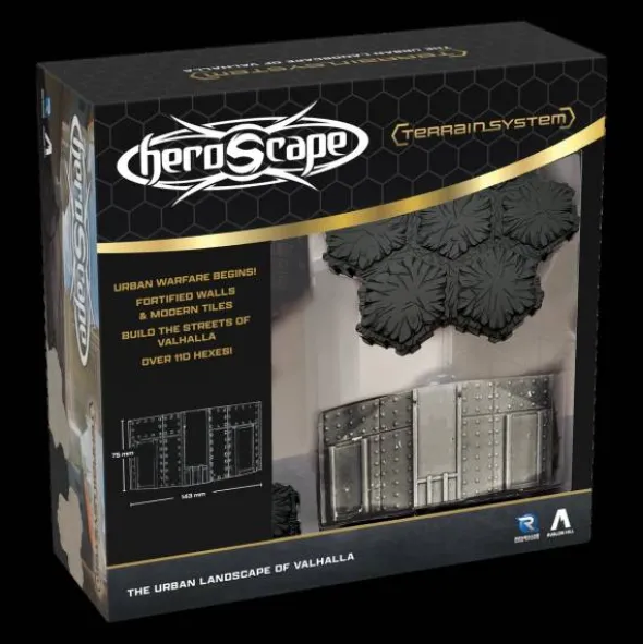 Heroscape The Urban Landscape of Valhalla Terrain (Exp.) (engl.)