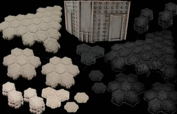 Heroscape The Urban Landscape of Valhalla Terrain (Exp.) (engl.)