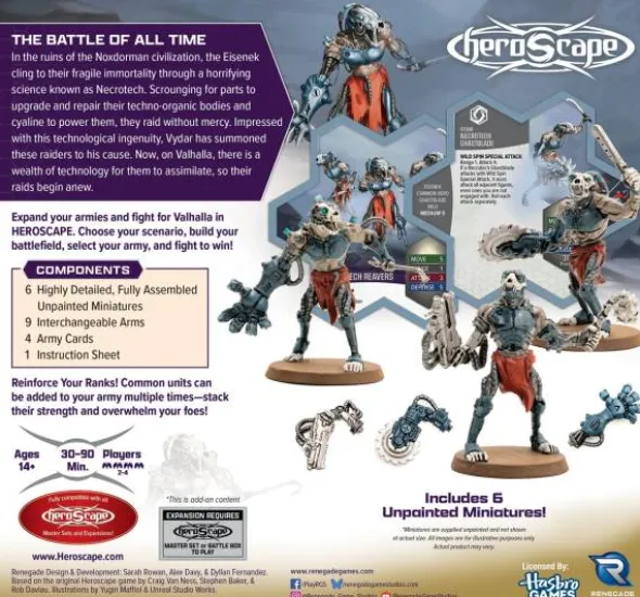 Heroscape Upgraded Necrotech Reavers Army (Exp.) (engl.)
