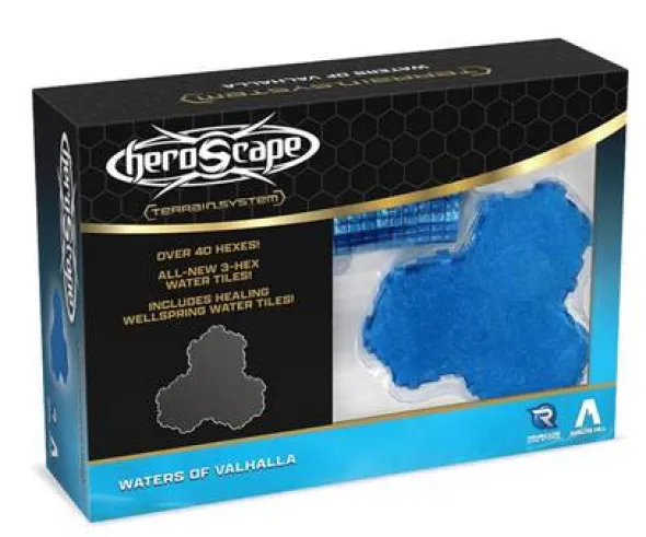 HeroScape Waters of Valhalla Terrain (Exp.) (engl.)