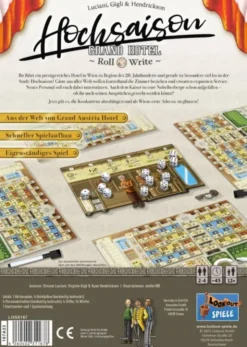 Hochsaison: Grand Hotel Roll & Write