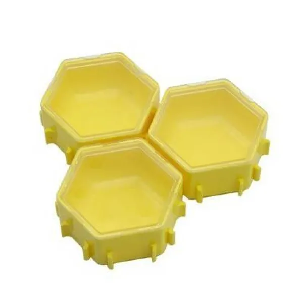 Honeycombs Ressourcenschalen Rising Yellow 3er-Pack