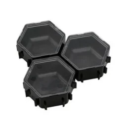 Honeycombs Ressourcenschalen Space Black 3er-Pack