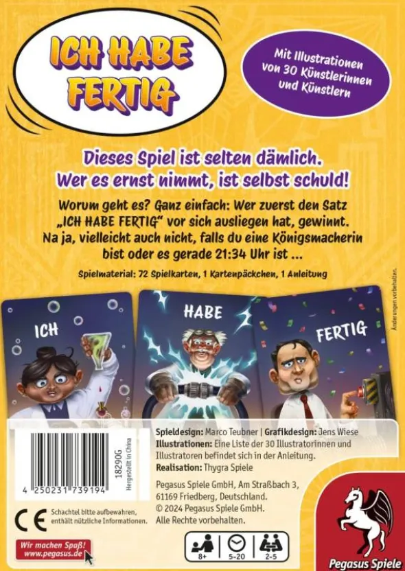 Ich habe fertig
