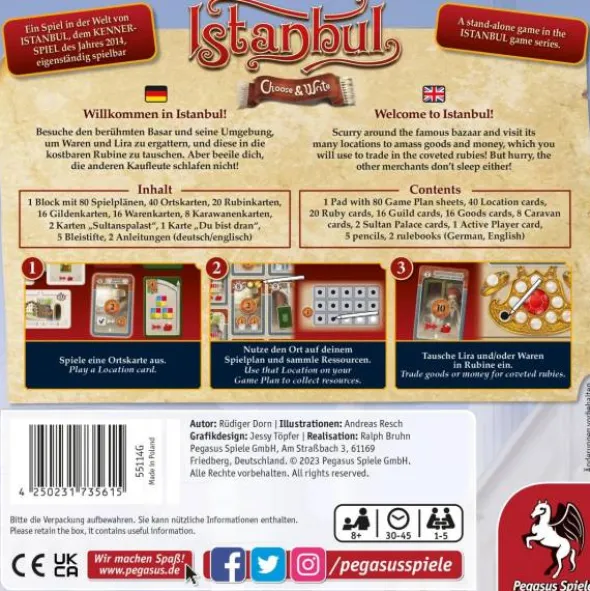 Istanbul - Choose & Write (deutsch/engl.)