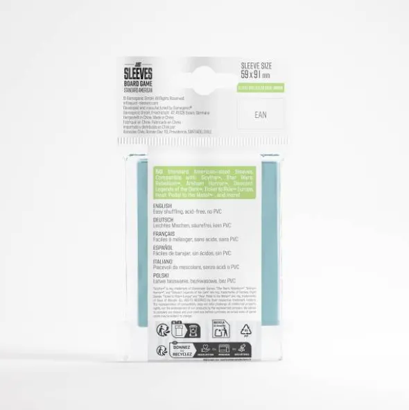 Just Sleeves - Standard American (50)