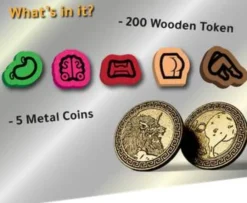 Kabula Wood & Metal Token Set (Exp.) (engl.)