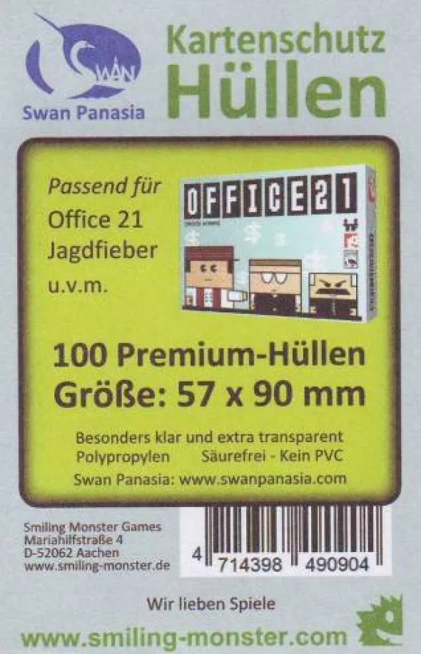 Kartenhüllen, 57mm x 90mm, 100 Stück, Premium