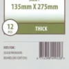Kartenhüllen, 135mm x 275mm, 12 Stück, Premium