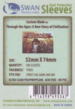 Kartenhüllen, 52mm x 74mm, 100 Stück, Premium