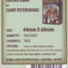 Kartenhüllen, 80mm x 122mm, 90 Stück, Premium