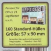 Kartenhüllen, 57mm x 90mm, 160 Stück, Standard