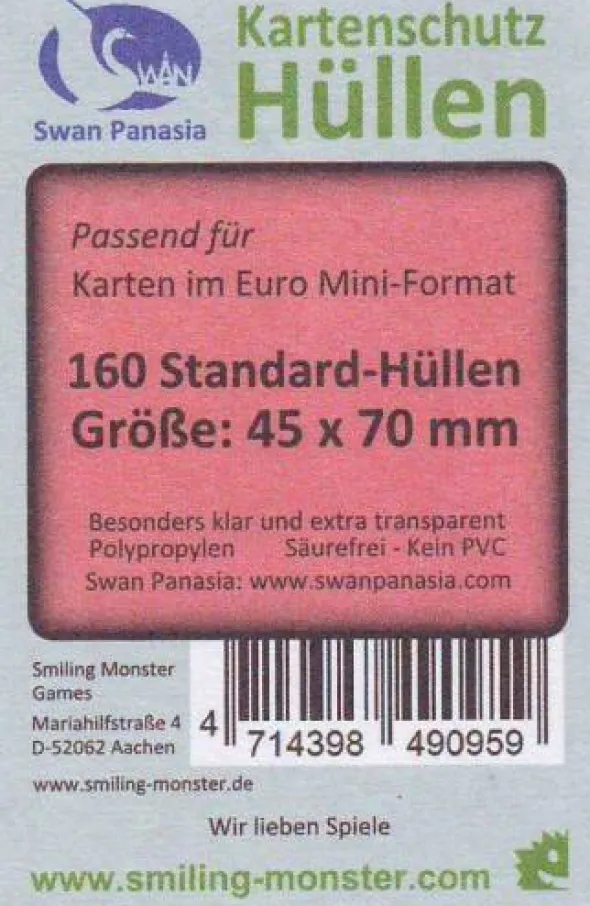 Kartenhüllen, 45mm x 70mm, 160 Stück, Standard