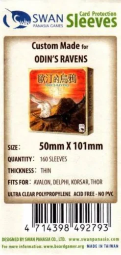 Kartenhüllen, 50mm x 101mm, 160 Stück, Standard