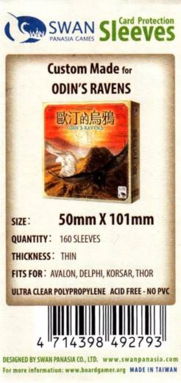 Kartenhüllen, 50mm x 101mm, 160 Stück, Standard