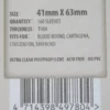 Kartenhüllen, 41mm x 63mm, 160 Stück, Standard