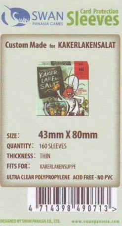Kartenhüllen, 43mm x 80mm, 160 Stück, Standard