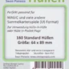 Kartenhüllen, 64mm x 89mm, 160 Stück, Standard