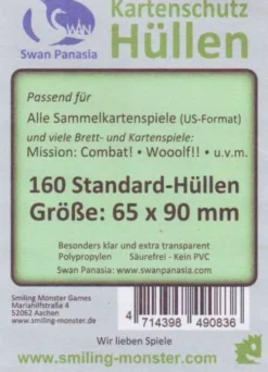 Kartenhüllen, 65mm x 90mm, 160 Stück, Standard