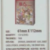 Kartenhüllen, 61mm x 112mm, 150 Stück, Standard
