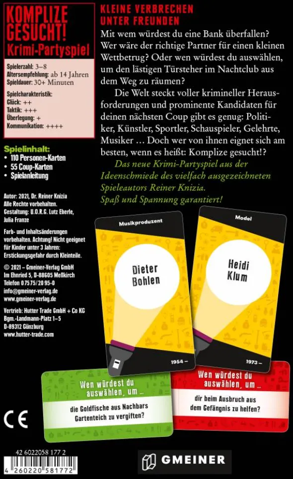 Komplize gesucht