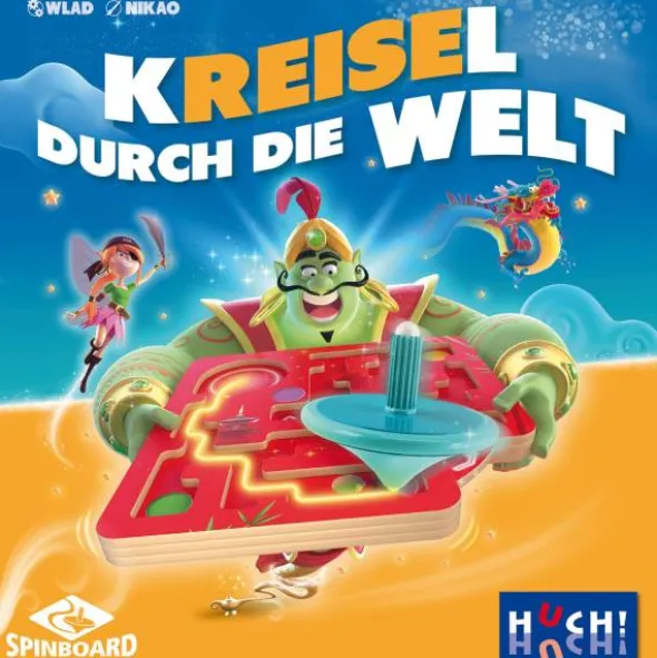 Kreisel durch die Welt