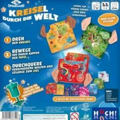 Kreisel durch die Welt