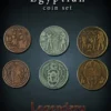 Legendary Metall Münzen Set Ägypten