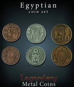 Legendary Metall Münzen Set Ägypten