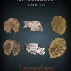 Legendary Metall Münzen Set Nekromant