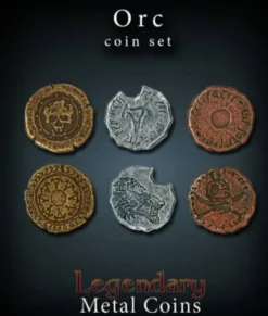 Legendary Metall Münzen Set Orks