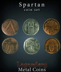 Legendary Metall Münzen Set Sparta
