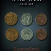 Legendary Metall Münzen Set Wilder Westen