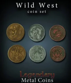 Legendary Metall Münzen Set Wilder Westen