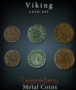 Legendary Metall Münzen Set Wikinger
