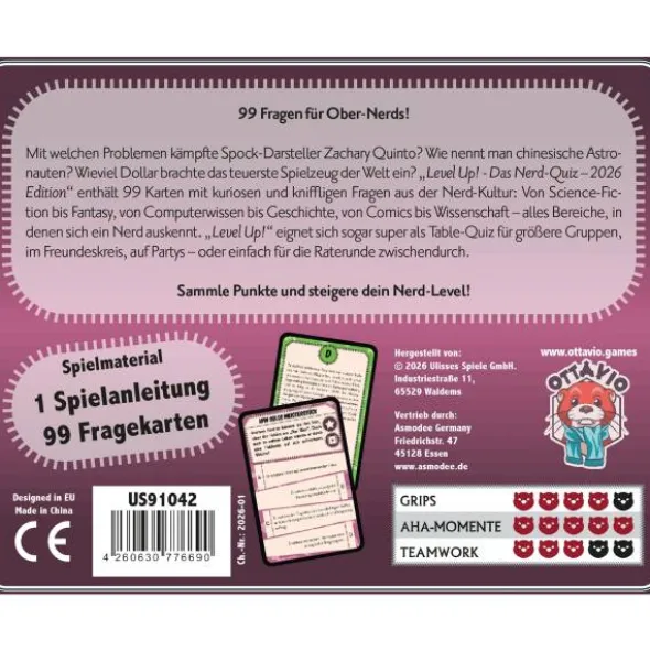 Level Up! Das Nerd-Quiz (2026 Edition)