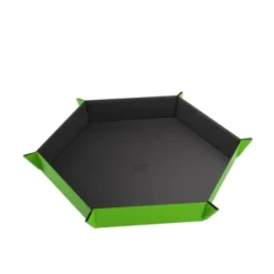 Magnetic Dice Tray Hexagonal Black&Green