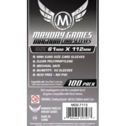 Magnum Platinum Card Sleeve (100pcs) 61mm x 112mm - Dwarf King - 7113