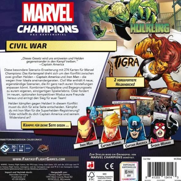 Marvel Champions: Das Kartenspiel - Civil War