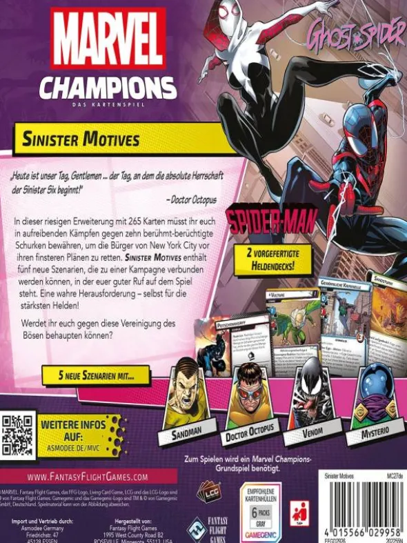 Marvel Champions: Das Kartenspiel - Sinister Motives (Erw.)