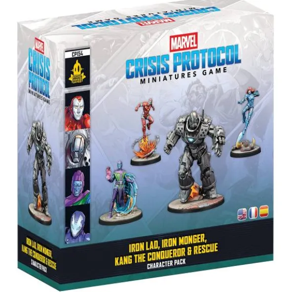 Marvel: Crisis Protocol - Iron Lad, Iron Monger, Kang the Conqueror & Rescue Character Pack (Erw.)