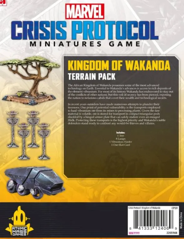 Marvel: Crisis Protocol - Kingdom of Wakanda Terrain Pack (Erw.)