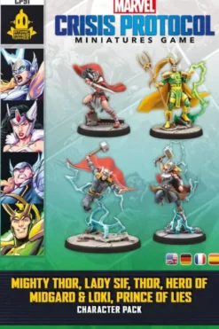 Marvel: Crisis Protocol - Mighty Thor, Lady Sif, Thor, Hero of Midgard & Loki, Prince of Lies (Erw.)