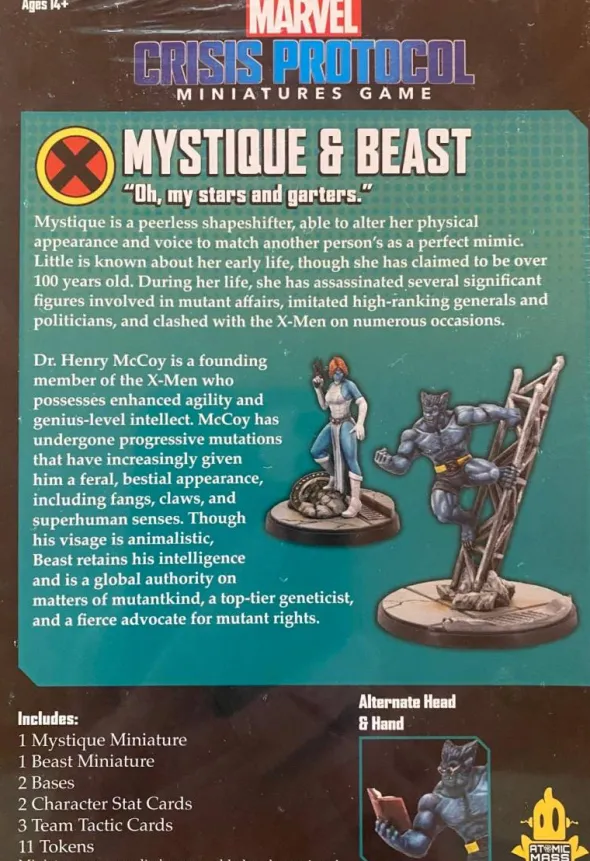 Marvel Crisis Protocol: Mystique and Beast (Exp.) (engl.)