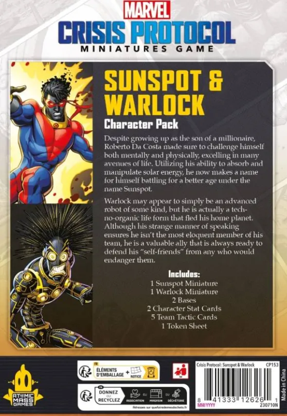 Marvel: Crisis Protocol - Sunspot & Warlock (Erw.)