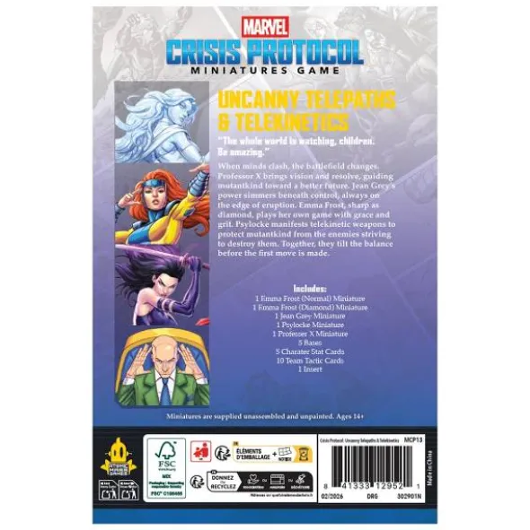 Marvel: Crisis Protocol - Uncanny Telepaths & Telekinetics Character Pack (Erw.)