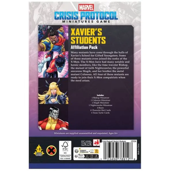 Marvel: Crisis Protocol - Xavier’s Students Affiliation Pack (Exp.) (engl.)