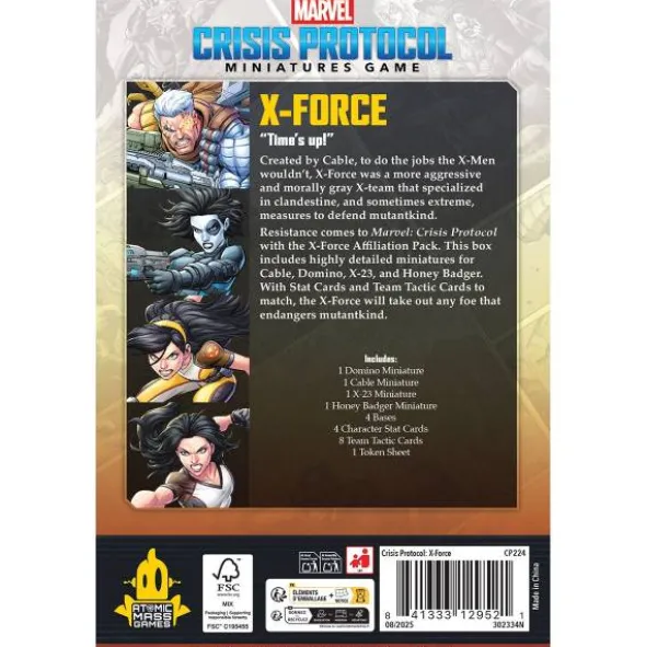 Marvel: Crisis Protocol - X-Force Affiliation Pack (Exp.) (engl.)