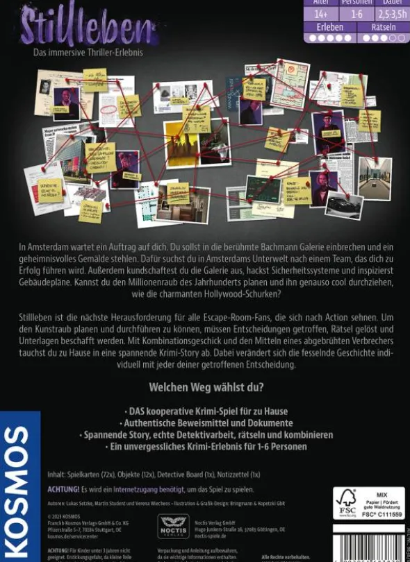Masters of Crime - Stillleben (deutsch)