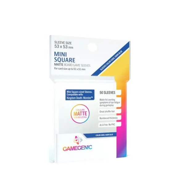 MATTE Mini Square-Sized Sleeves Clear